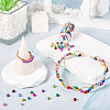 360Pcs 12 Colors Spray Painted Acrylic Beads MACR-TA0002-25-7
