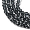Imitation Austrian Crystal Bead Strands G-M181-4mm-20A-1-3