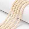 Opaque Solid Color Glass Beads Strands EGLA-A034-P10mm-D05-1