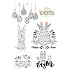 Easter Themed Silicone Clear Stamps EAER-PW0001-202G-1