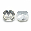 Pointed Back Glass Rhinestone Cabochons RGLA-T032-12x12mm-01-2