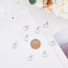 DICOSMETIC 8Pcs 4 Styles Natural Freshwater Shell Charms KK-DC0003-26-3