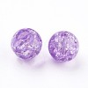 Transparent Crackle Acrylic Beads MACR-E025-24-8mm-3