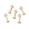 304 Stainless Steel Charms STAS-L263-08G-1