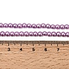 Eco-Friendly Dyed Glass Pearl Round Beads Strands HY-A002-4mm-RB056-4