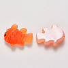 Translucent Frosted Resin Cabochons X-CRES-N022-11-2