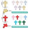   DIY Cross Beads Jewelry Making Finding Kit DIY-PH0021-24-2