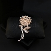 Flower Rhinestone Brooch PW-WGE33ED-01-4