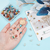 120Pcs 30 Styles Chip Gemstone Charms PALLOY-HY00045-3