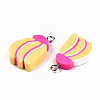 Handmade Polymer Clay Pendants CLAY-T016-76-3