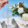 2Pcs 2 Styles Alloy Moon with Yoga Charm Pendant Decorations HJEW-DC00115-3
