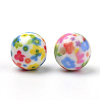 Opaque Printed Acrylic Beads MACR-S271-10mm-22-2