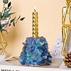 Natural Fluorite Candle Holders PW-WG32462-07-1