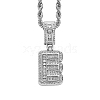 Brass Micro Pave Cubic Zirconia Pendants PW-WG3207D-10-1