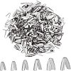 Unicraftale 480Pcs 6 Styles 304 Stainless Steel Clamp Cord Ends STAS-UN0023-32-1