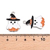 Halloween Theme Alloy Enamel Pendants ENAM-T020-08F-3