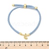 Adjustable Nylon Cord Bracelets X-BJEW-C096-01G-10-5
