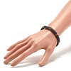 Synthetic Hematite & Polymer Clay Heishi Beads Stretch Bracelet BJEW-JB07385-3