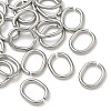 Tarnish Resistant 201 Stainless Steel Open Jump Rings STAS-M008-01-2