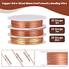 3Rolls 3 Styles Copper Jewelry Wire CWIR-BBC0001-05-2