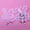 9 Grids Rabbit Shape Plastic Organizer Boxes ANIM-PW0001-115-3