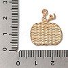 Thanksgiving Day Golden Tone Alloy Enamel Pendants ENAM-M002-02H-G-3