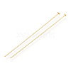 Brass Flat Head Pins KK-G331-11-0.7x63-4