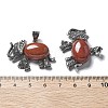 Natural Red Jasper Pendant G-H083-02AS-07-3