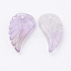 Natural Amethyst Pendants G-E435-B-10-2