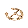 Zinc Alloy Half Hoop Arrow Clasps PW-WG4C536-01-2