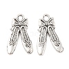 Ballet Shoes Tibetan Style Plating Zinc Alloy Pendants TIBEP-N006-04-1