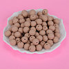 Round Silicone Focal Beads SI-JX0046A-85-3