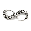 316 Surgical Stainless Steel Hoop Earrings for Women and Men EJEW-D096-15A-AS-2