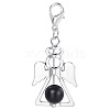 Alloy Angel Pendant Decorations KEYC-PW0009-04L-1