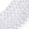 Transparent Glass Bead Strands X-GLAA-G013-4mm-72-1