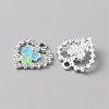 Platinum Alloy Rhinestone Pendants FIND-TAC0008-69P-05-2