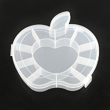 Apple Plastic Bead Storage Containers CON-Q023-03