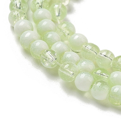 Crackle Glass Beads X1-GLAA-U001-4mm-09-1