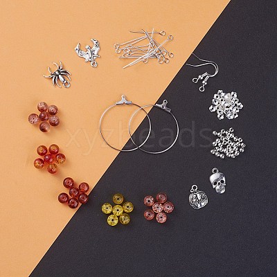 DIY Halloween Style Earring Making DIY-X0098-97-1