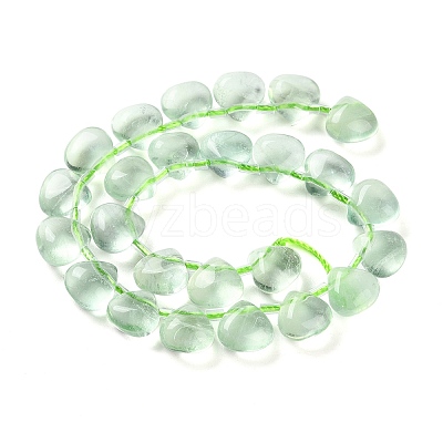 Natural Green Fluorite Beads Strands G-G116-A02-01-1