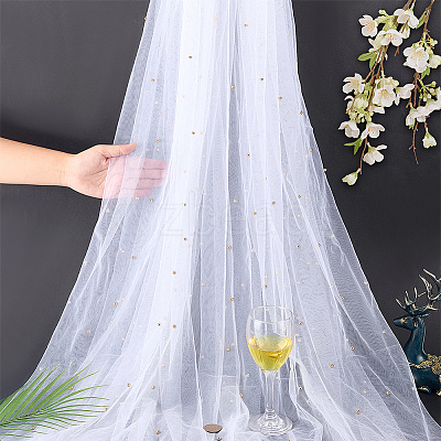 3 Yards Polyester Mesh Fabric DIY-WH0816-169C-1