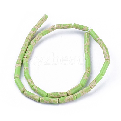 Synthetic Imperial Jasper Beads Strands G-L496-A08-1
