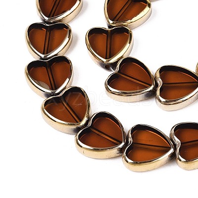 Electroplate Glass Beads Strands EGLA-T021-23E-1