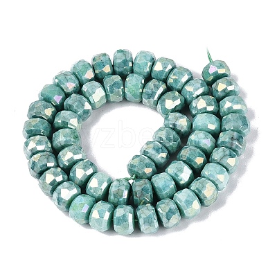 Anti-Tarnish Electroplate Glass Beads Strands GLAA-T025-10mm-11S-1