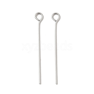 304 Stainless Steel Eye Pins STAS-K293-13P-0.6x26mm-1