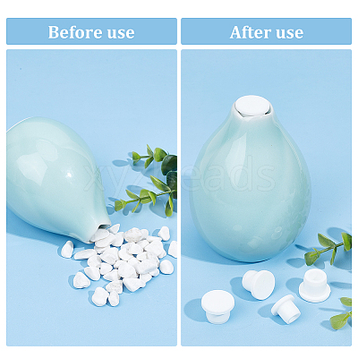 50Pcs 5 Styles Silicone Bottle Seal Plug AJEW-GF0006-76-1