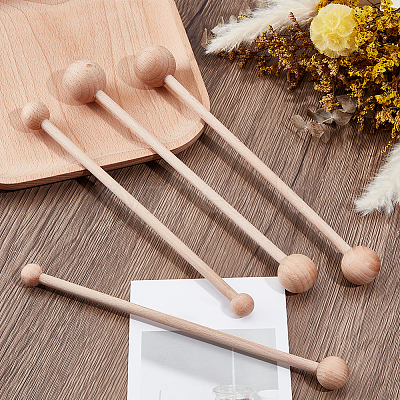 2Pcs Beech Wood Modeling Tools TOOL-WH20002-16-1
