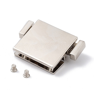 (Defective Closeout Sale: Scratch) Zinc Alloy Twist Bag Lock Purse Catch Clasps FIND-XCP0002-41-1