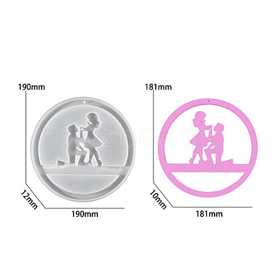 City Signs Decorated with Wind Chimes Silicone Mold SIMO-S001-01B-1