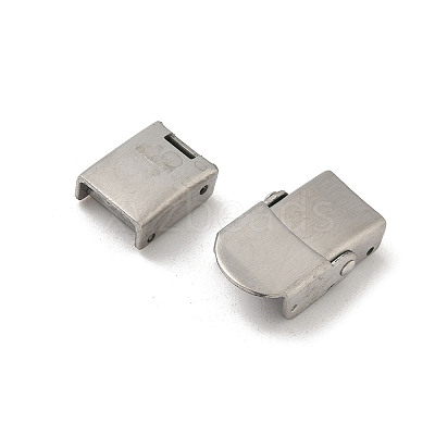 304 Stainless Steel Watch Band Clasps STAS-Z147-35P-02-1